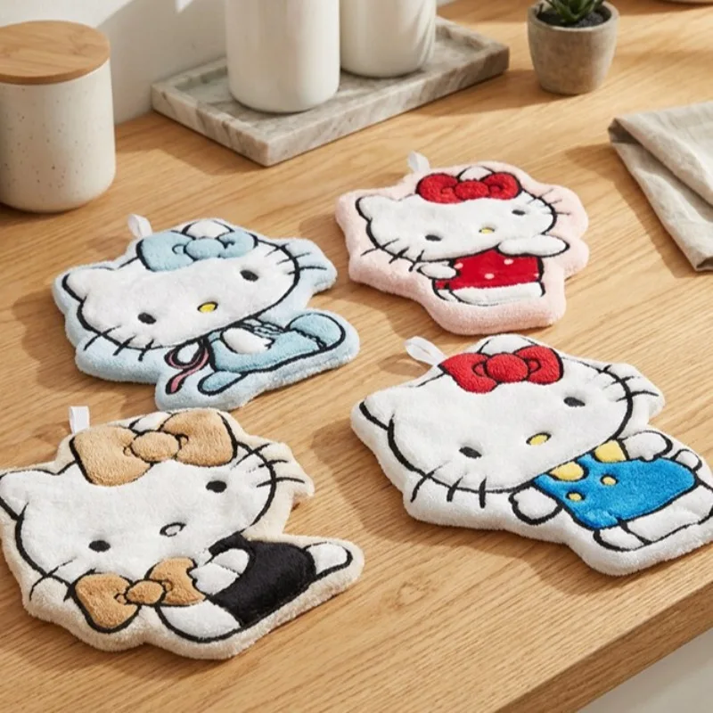 Handtuch mit Cartoon-Katzenmus – Laundry Bewertung und Preis