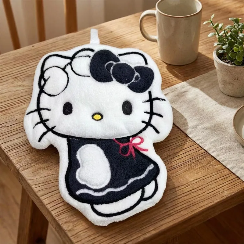 Handtuch mit Cartoon-Katzenmus – Laundry Bewertung und Preis