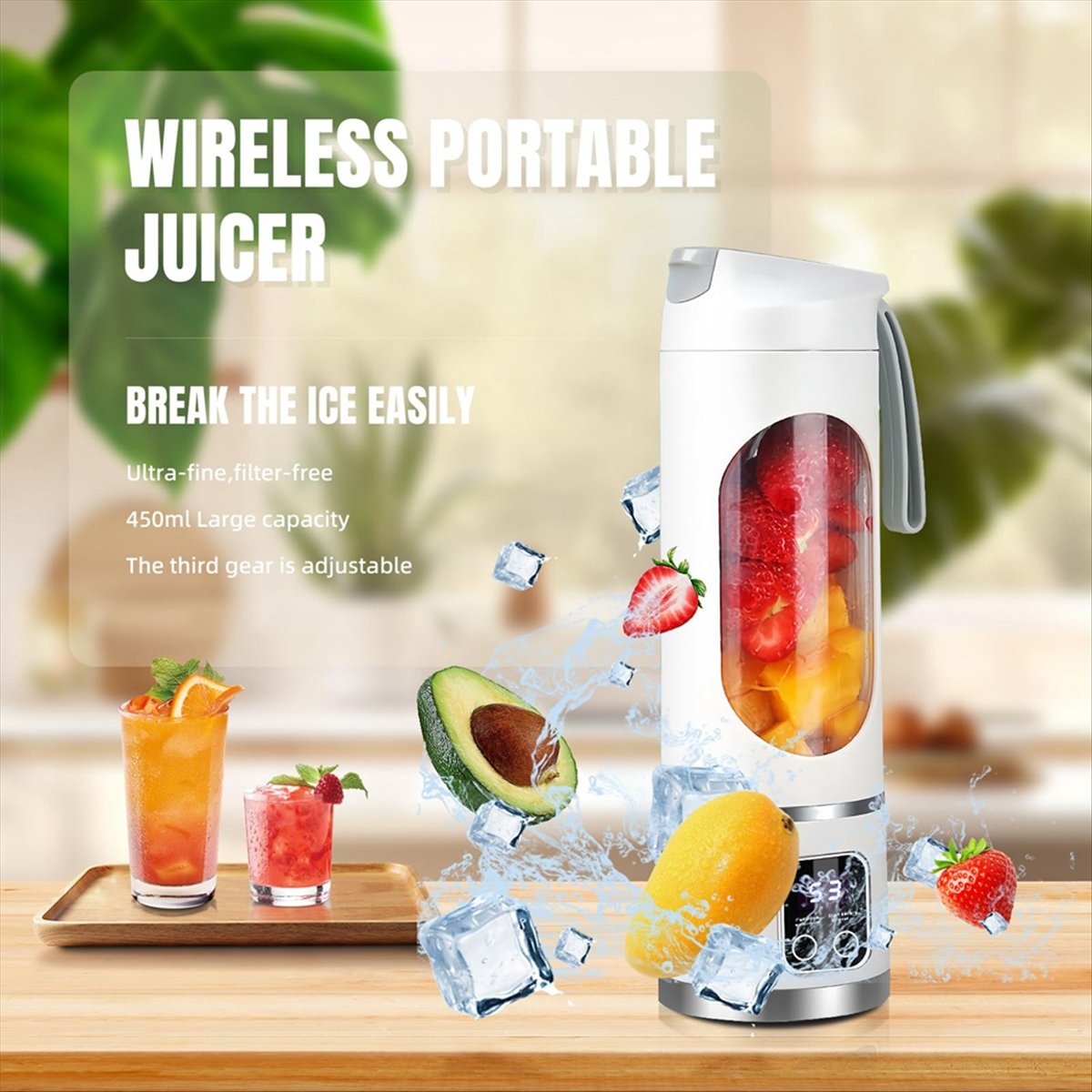 A20M USB wiederaufladbarer tra – Portable Blender Usb Rechargeable Bewertung und Preis