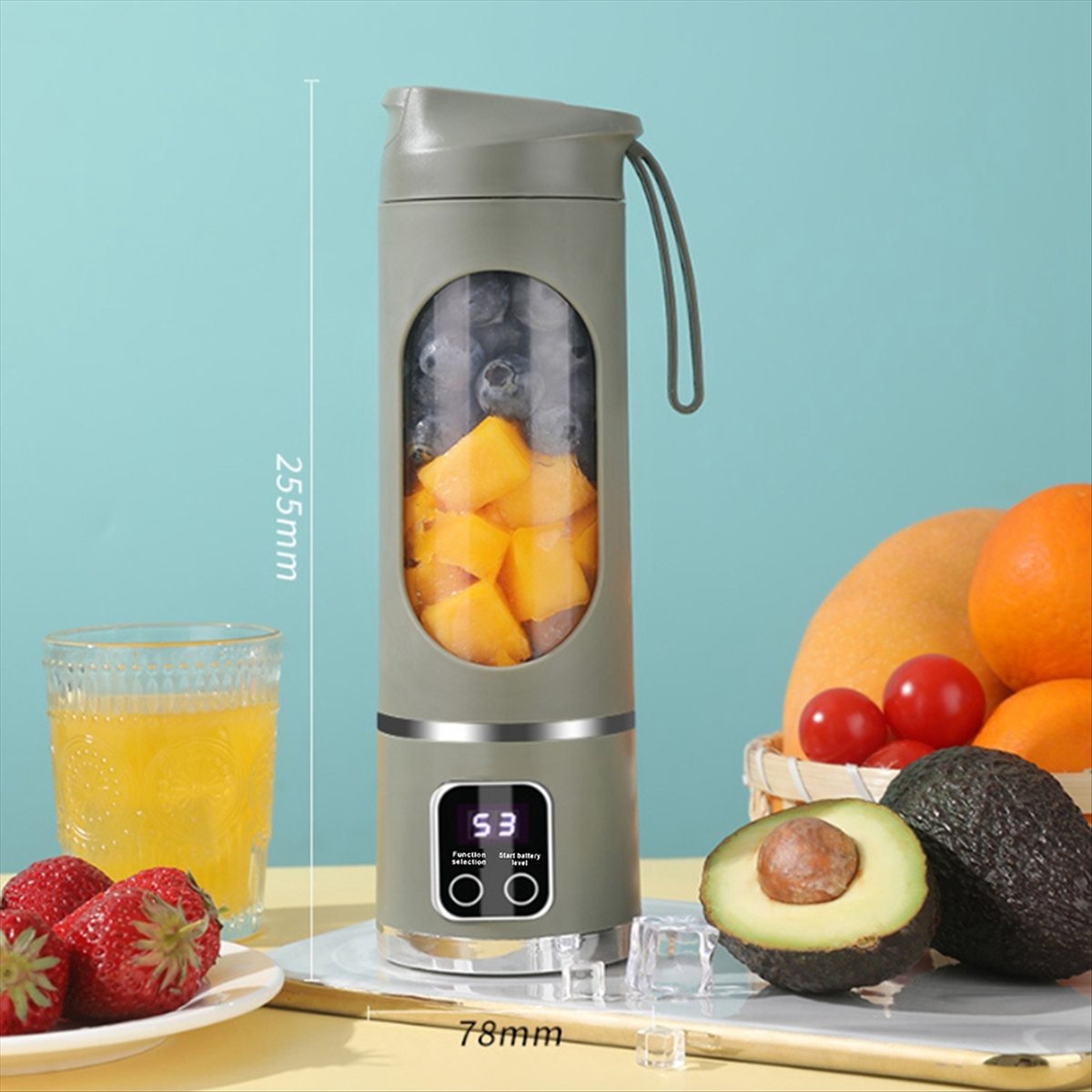 A20M USB wiederaufladbarer tra – Portable Blender Usb Rechargeable Bewertung und Preis